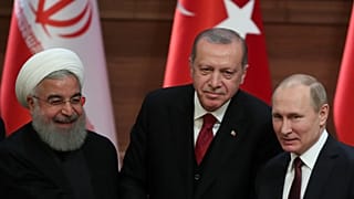 Erdogan, Ruhani und Putin wollen "Ruhe am Boden" in Syrien