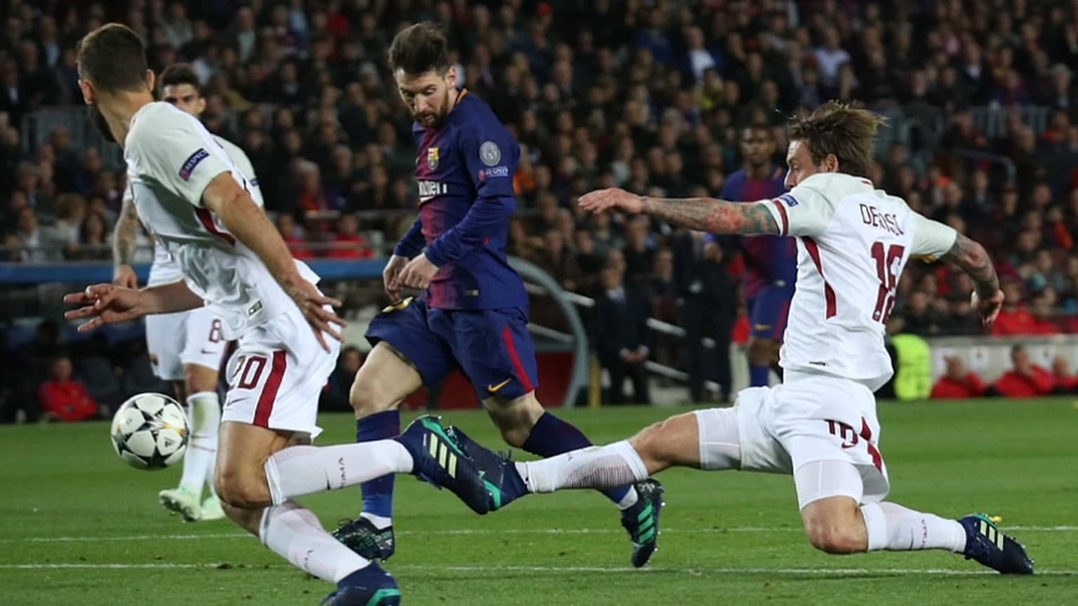 El Barcelona gana a la Roma (4-1), el Liverpool rompe al Manchester City (3-0)
