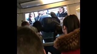 Bahnstreik in Paris: Passagiere entern Zug durchs Fenster