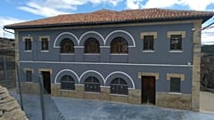 Das Rathaus von Portell de Morella, Dorf zwischen Valencia und Barcelona