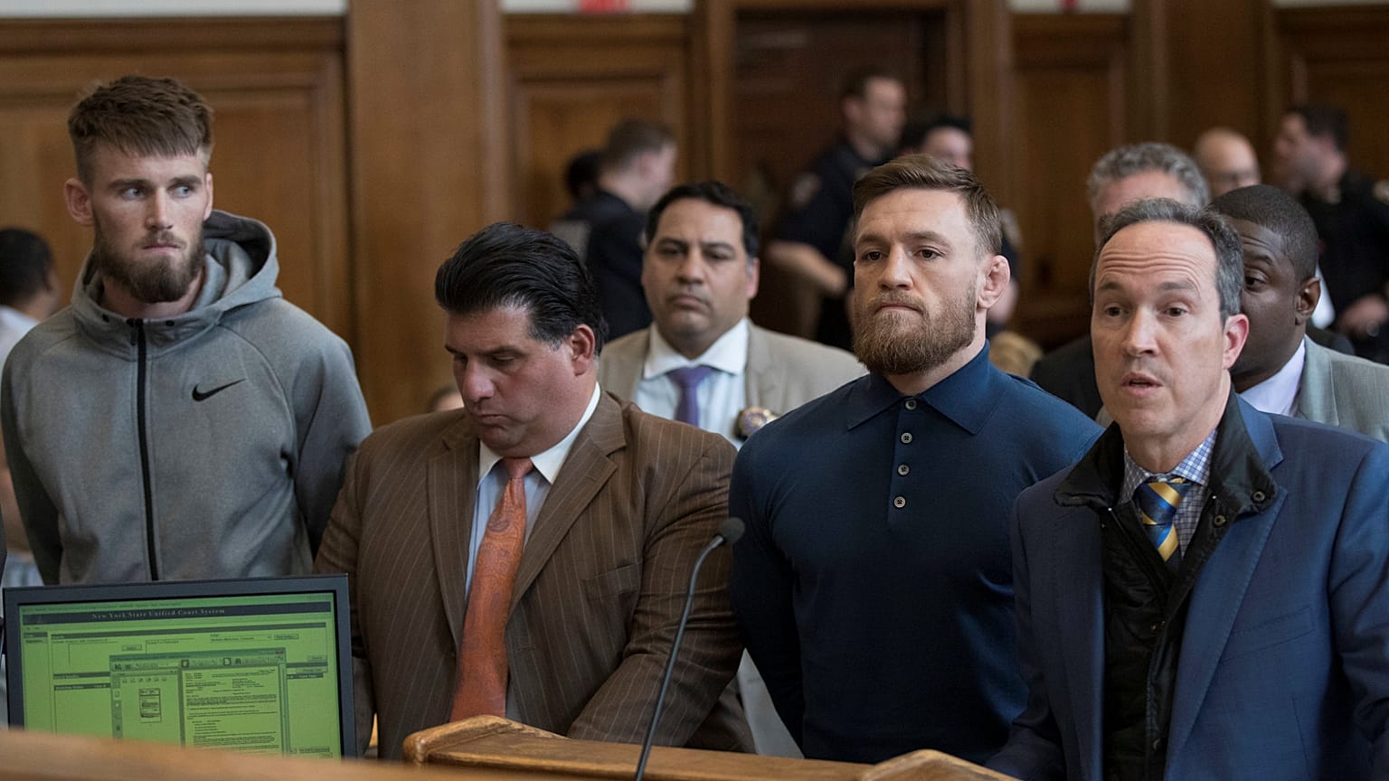 Conor McGregor free on bail after vandalising bus