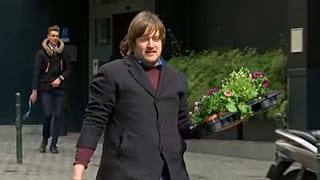 "Цветочный протест" на улицах Брюсселя 
