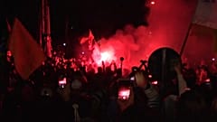 Violentas manifestações depois da prisão de Lula da Silva