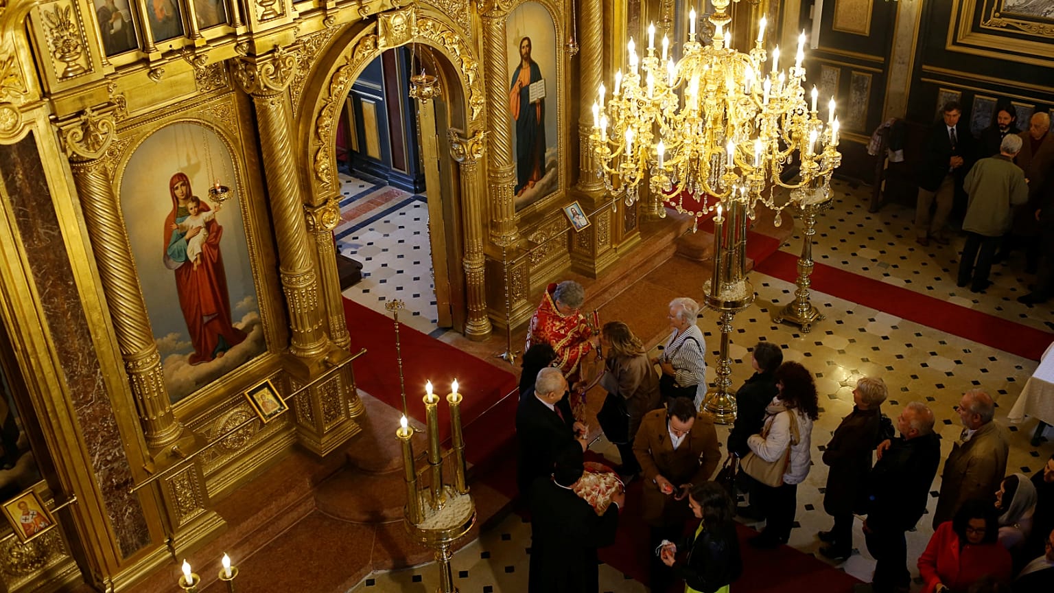 Orthodoxes Osterfest in Moskau