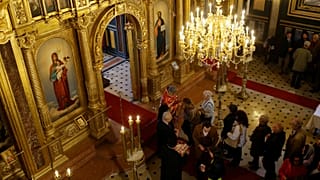 Orthodoxes Osterfest in Moskau