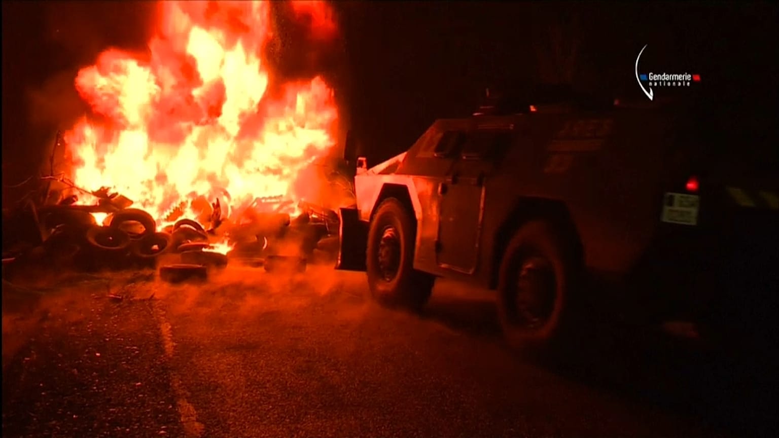 Evacuation ZAD Notre-Dame-des-Landes en France.