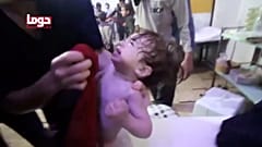 Many children are among those hurt in the attack