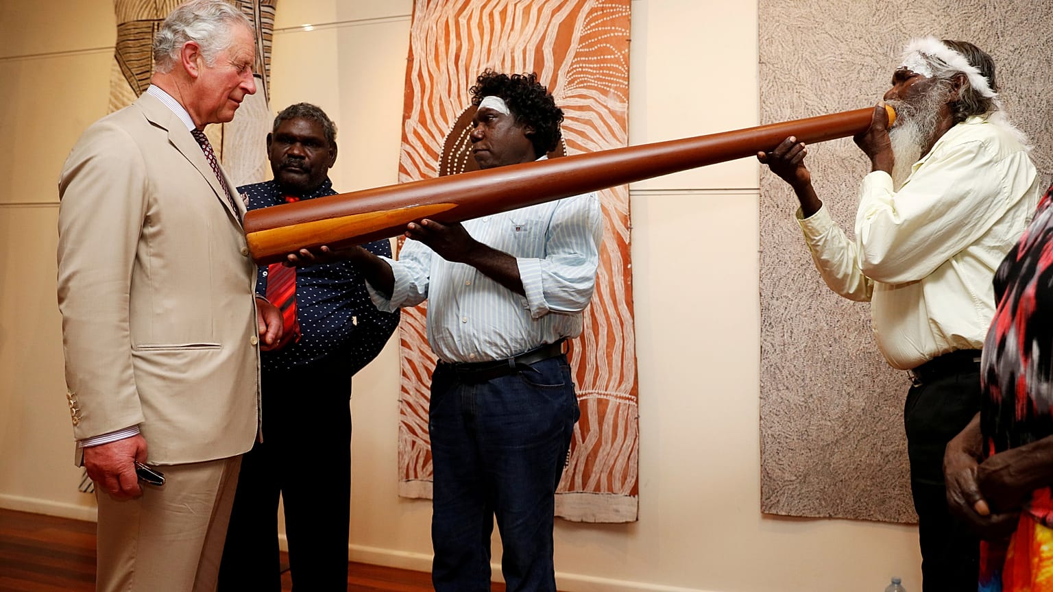 Le Prince Charles à la rencontre des aborigènes