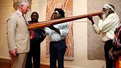 Le Prince Charles à la rencontre des aborigènes
