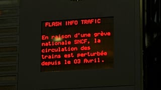 Franceses campeões das greves