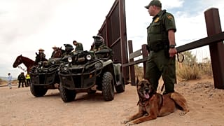 US National Guard deployed on Mexican border