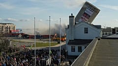 A silo demolition goes wrong