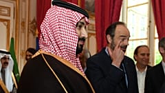 استقبال ادوارد فیلیپ نخست وزیر فرانسه از محمد بن سلمان در پاریس