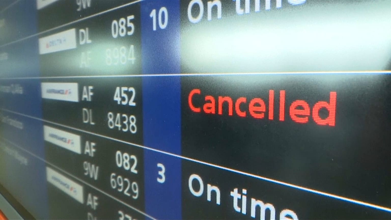 Air France said it expected one in four flights to be grounded