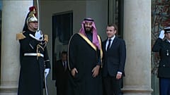 Macron riceve principe saudita e Hariri