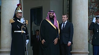 Macron riceve principe saudita e Hariri