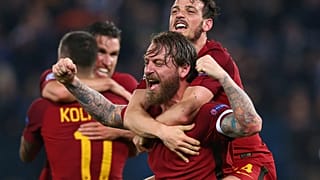 Remarkable Roma knock out Barcelona as Liverpool hold off Manchester City