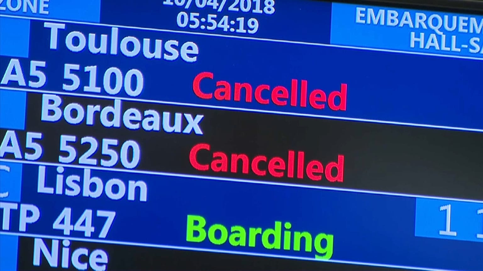 Во Франции продолжаются массовые забастовки Air France