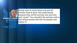 Donald Trump avertit la Russie qu'il va tirer des missiles sur la Syrie (tweet)