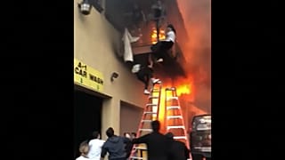 USA: Kinder retten sich vor Feuer mit Sprung vom ¨Balkon