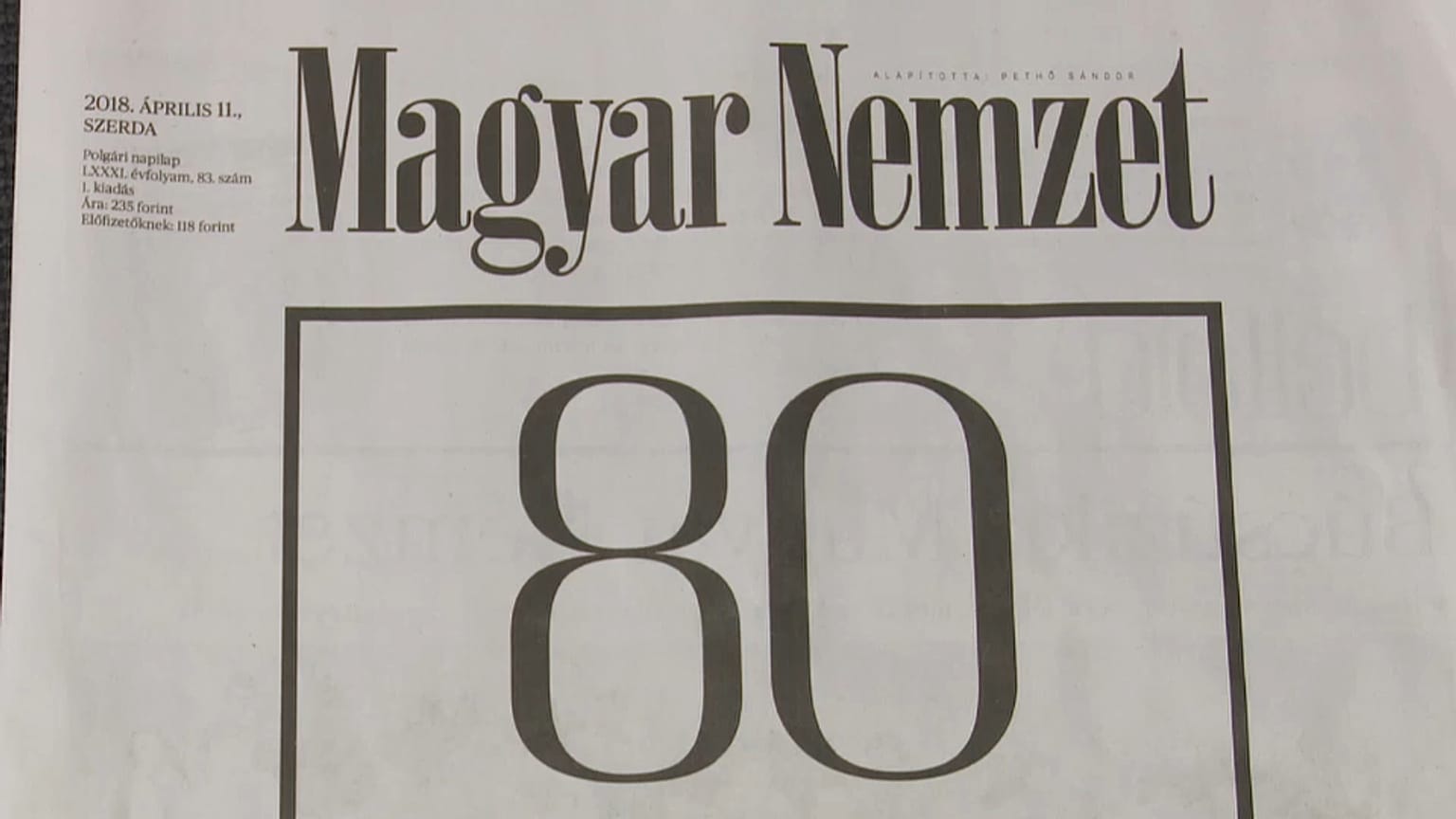 Macar basınında yaprak dökümü