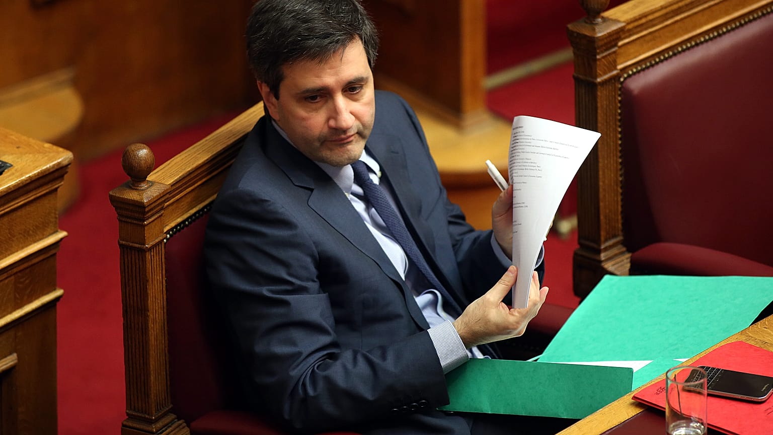 Ο αναπληρωτής υπουργός Οικονομικών Γιώργος Χουλιαράκης
