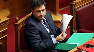 Ο αναπληρωτής υπουργός Οικονομικών Γιώργος Χουλιαράκης