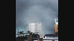  Tornado Swirls Through Downtown Fort Lauderdale