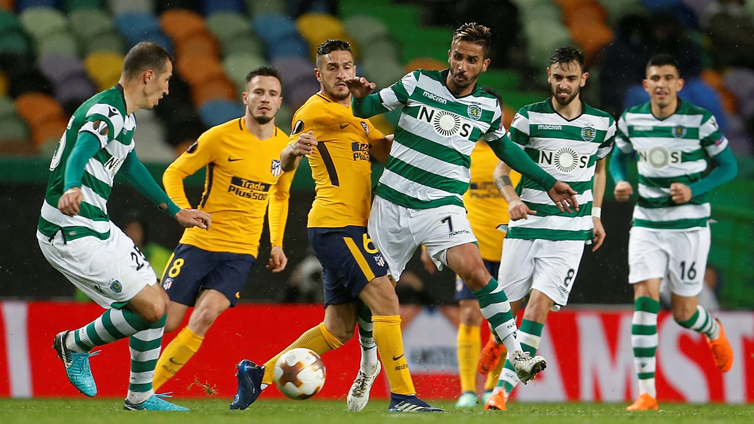 El Atlético de Madrid se deshace con dificultades del Sporting de Portugal