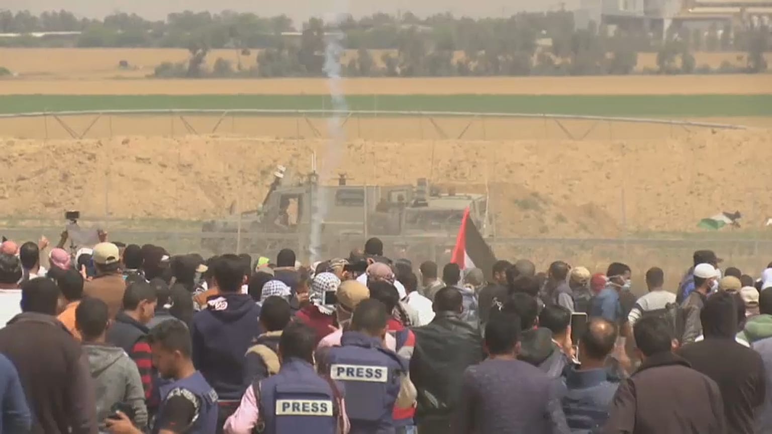 İsrail askerlerinden Gazze'deki protestolara müdahale