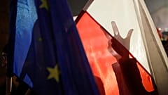 A protest against judicial reforms in Poland, Cracow, November 24, 2017