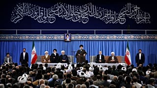 علی خامنه ای: روسای جمهور آمریکا و فرانسه و نخستوزیر بریتانیا جنایتکارند
