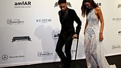 Neymar ve sevgilisi AİDS ile mücadele vakfının yıllık galasında