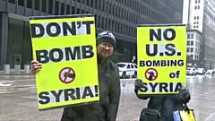 Удар по Сирии: протест в Чикаго и мнения политиков 