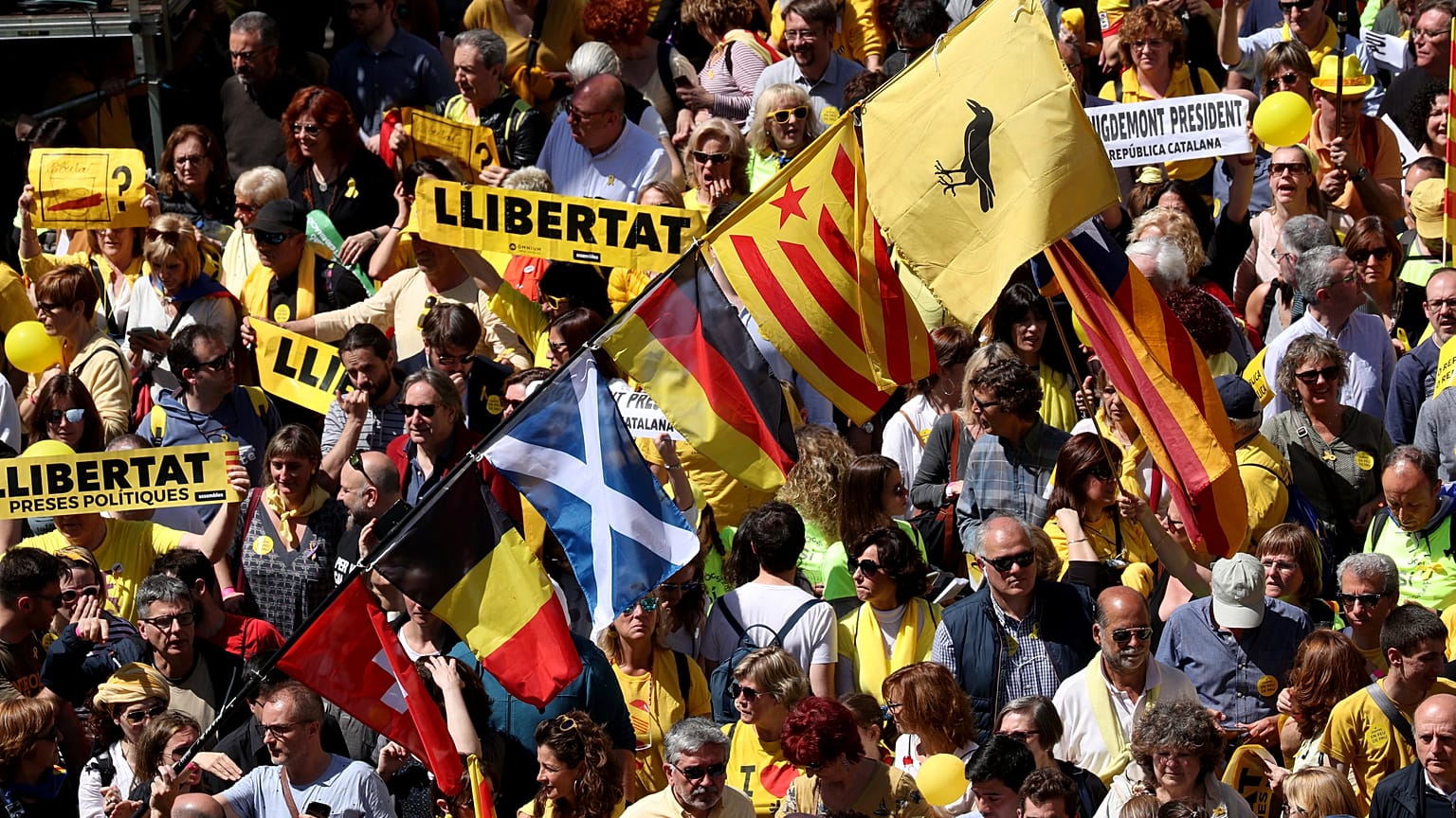 "Llibertat pour les indépendantistes !"