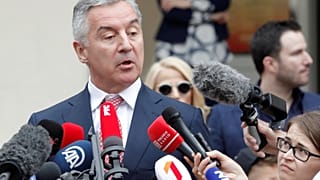 Milo Djukanović in Podgorica