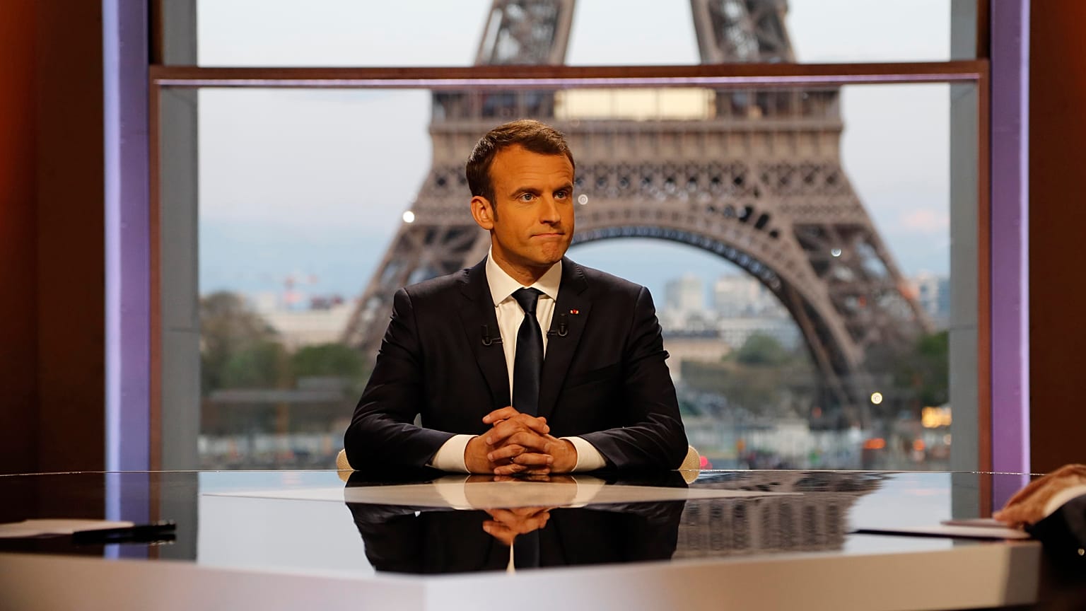 Macron: Nem hirdettünk háborút Szíria ellen
