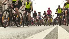 Tausende feiern 8. Wiener Radparade