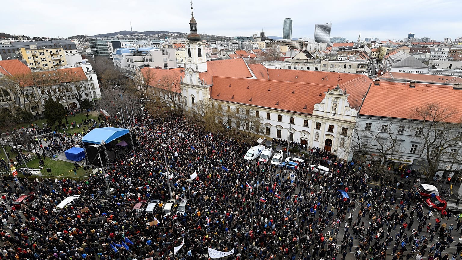 Nouvelle manifestation anti-corruption à Bratislava
