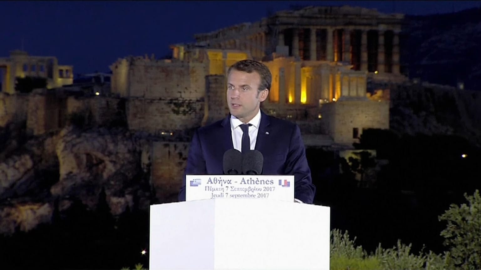 Macron AB hedeflerini anlatacak