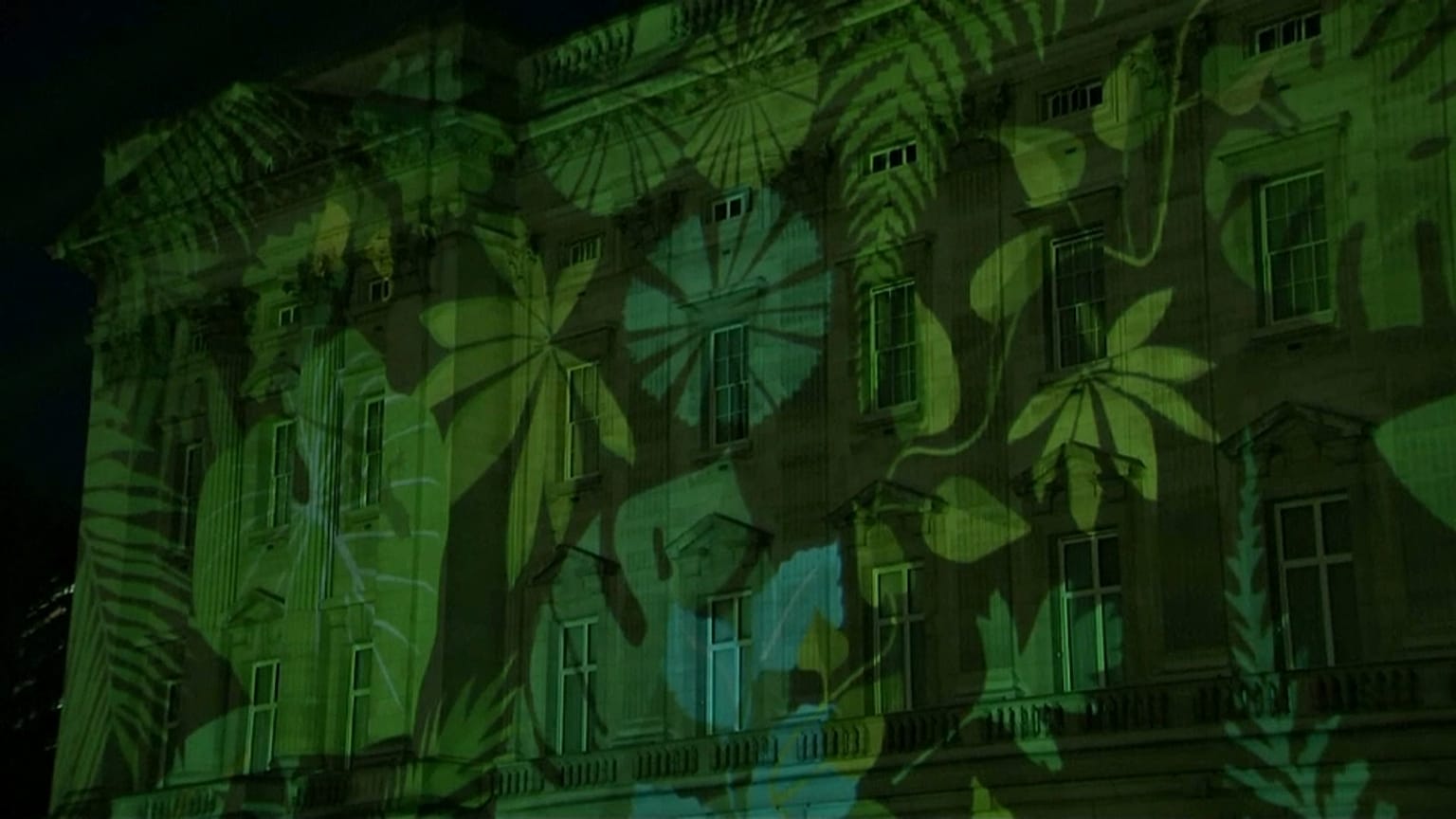Buckingham palace en mode tropical