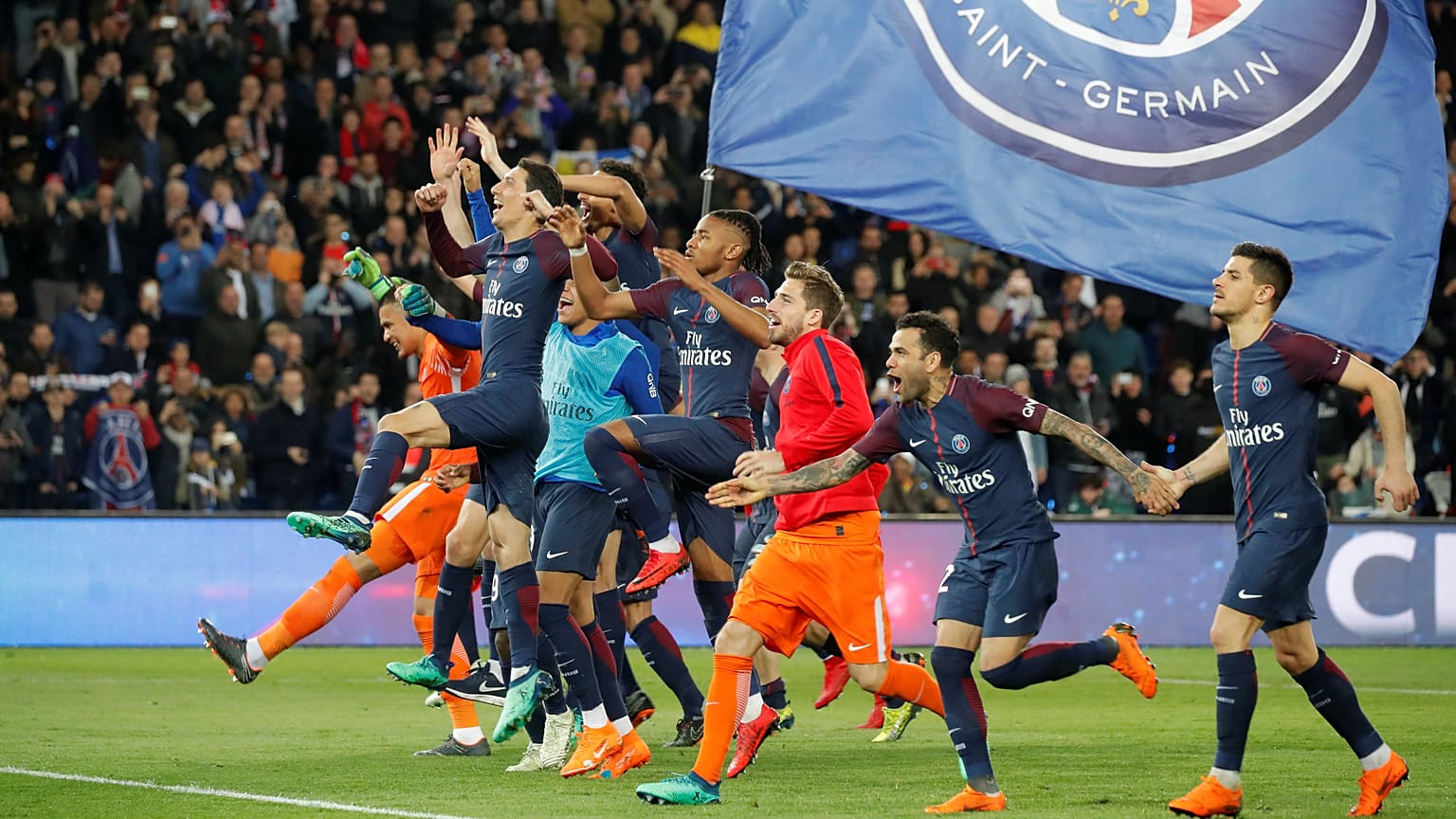 E vão sete títulos de campeão para o PSG
