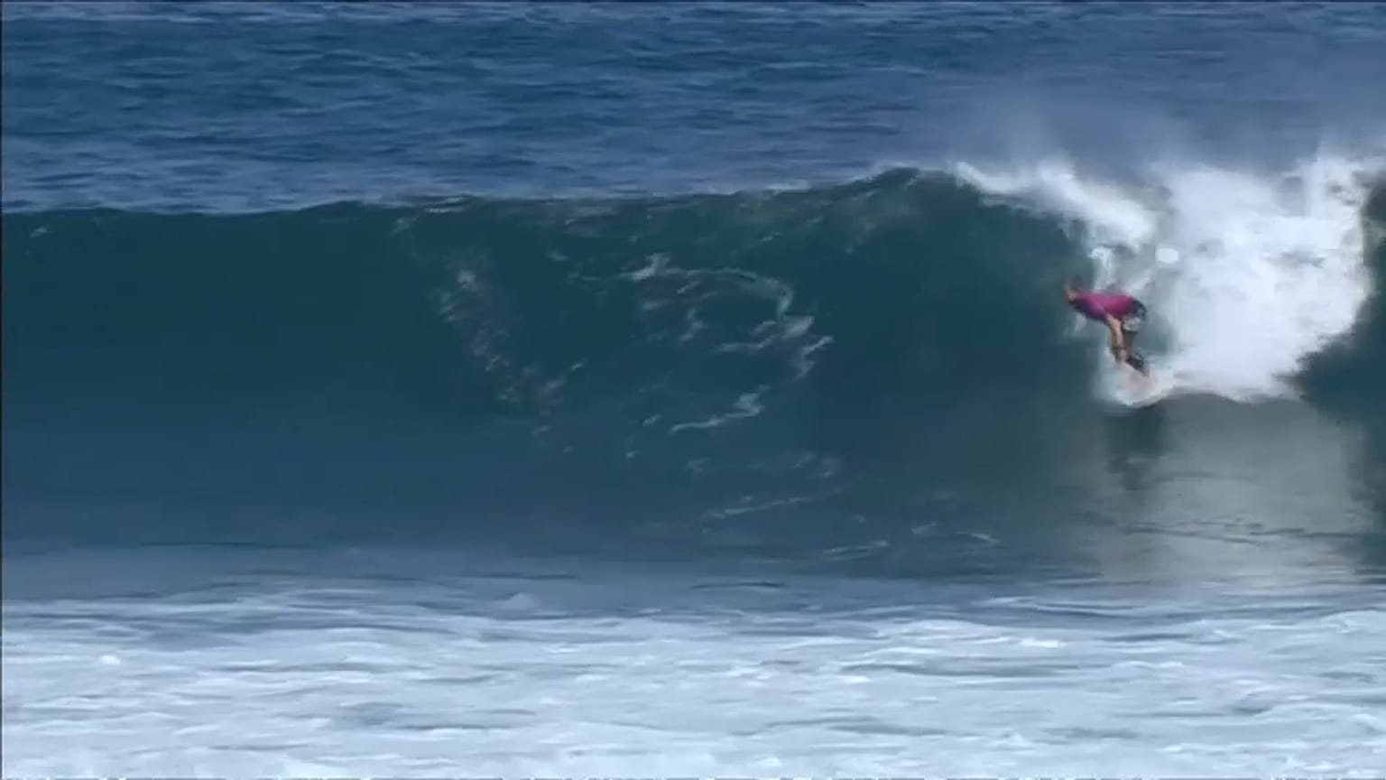 Susto en el Margaret River Pro de surf