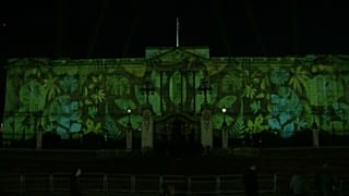 Buckingham Sarayı yemyeşil oldu