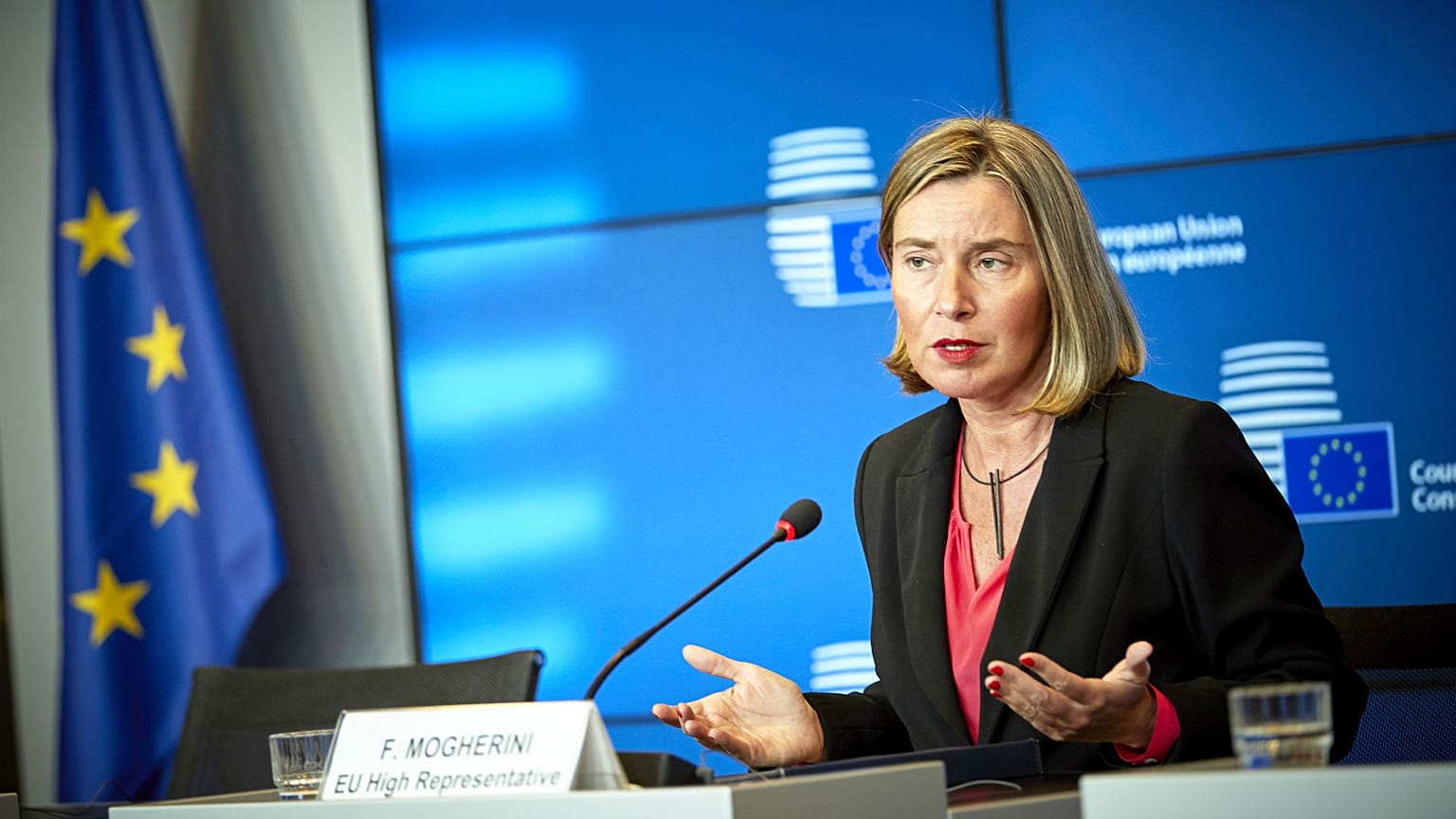 La cheffe de la diplomatie européenne Federica Mogherini