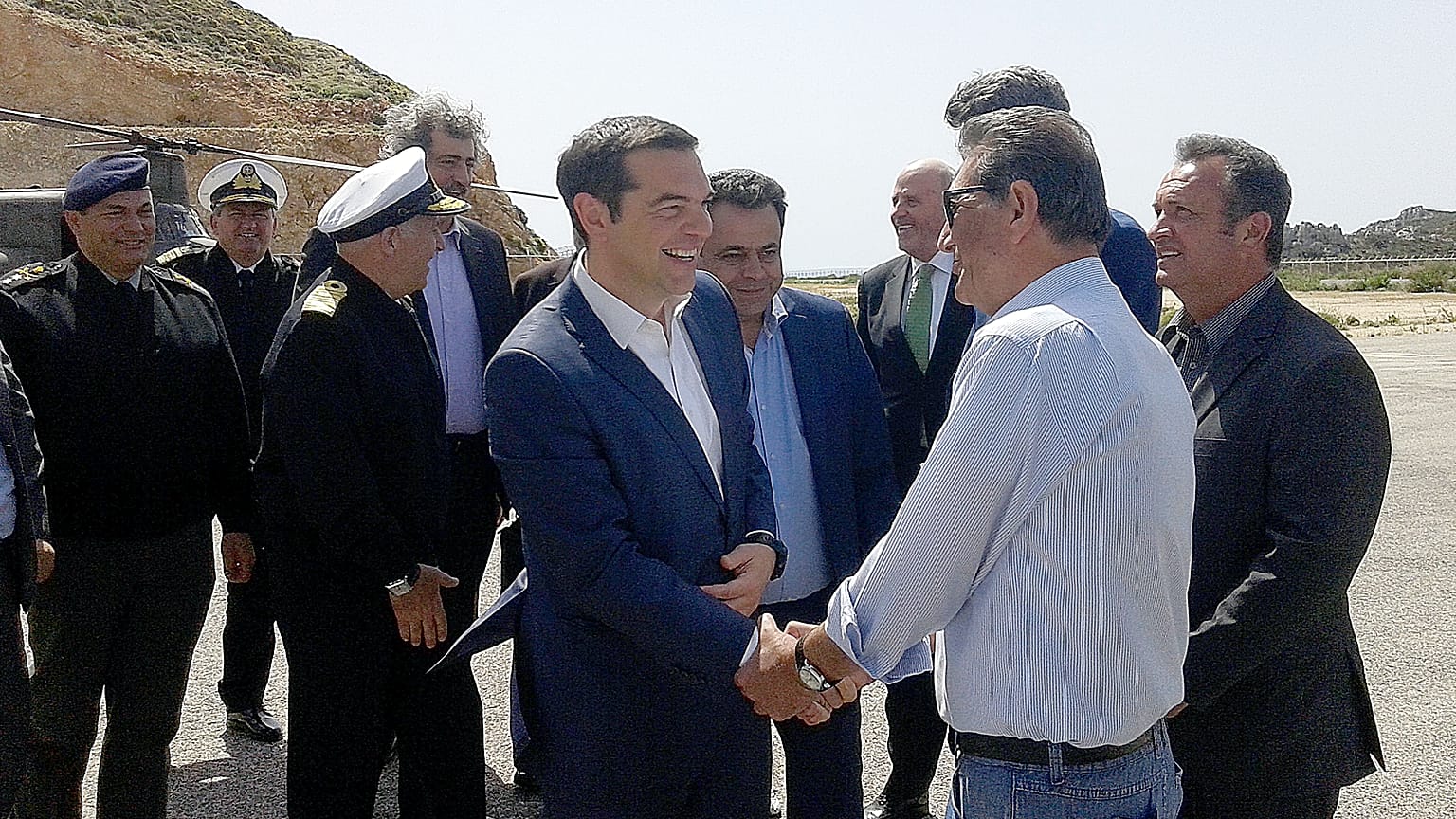 Τσίπρας από Καστελόριζο: «Δεν παζαρεύουμε ούτε σπιθαμή γης»