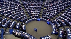L'aula del Parlamento europeo di Strasburgo