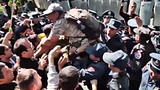 Nueva jornada de protestas y disturbios en Armenia