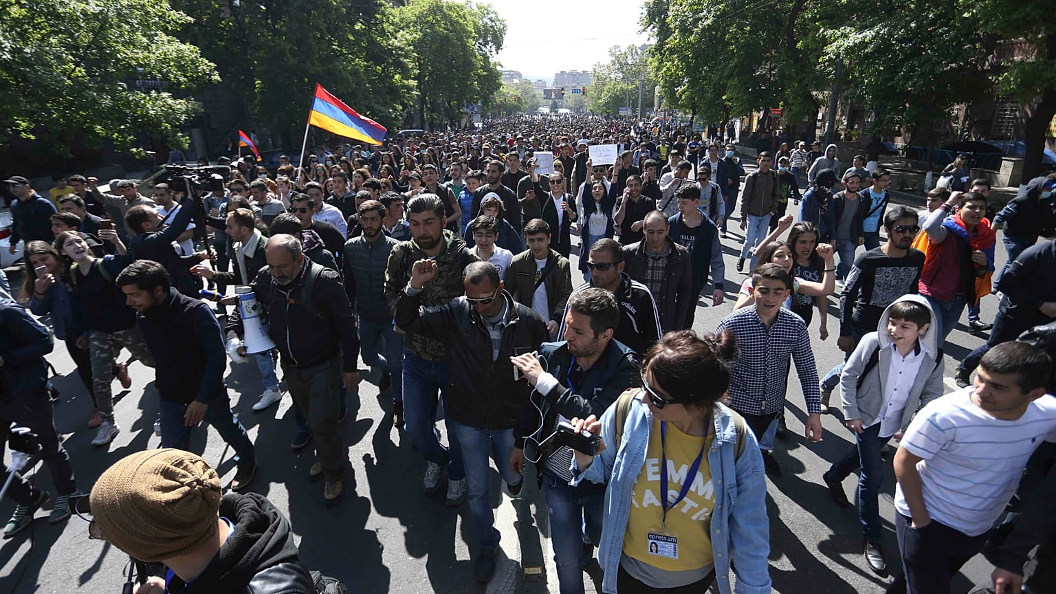 Arménie : des manifestants anti-Sarkissian arrêtés