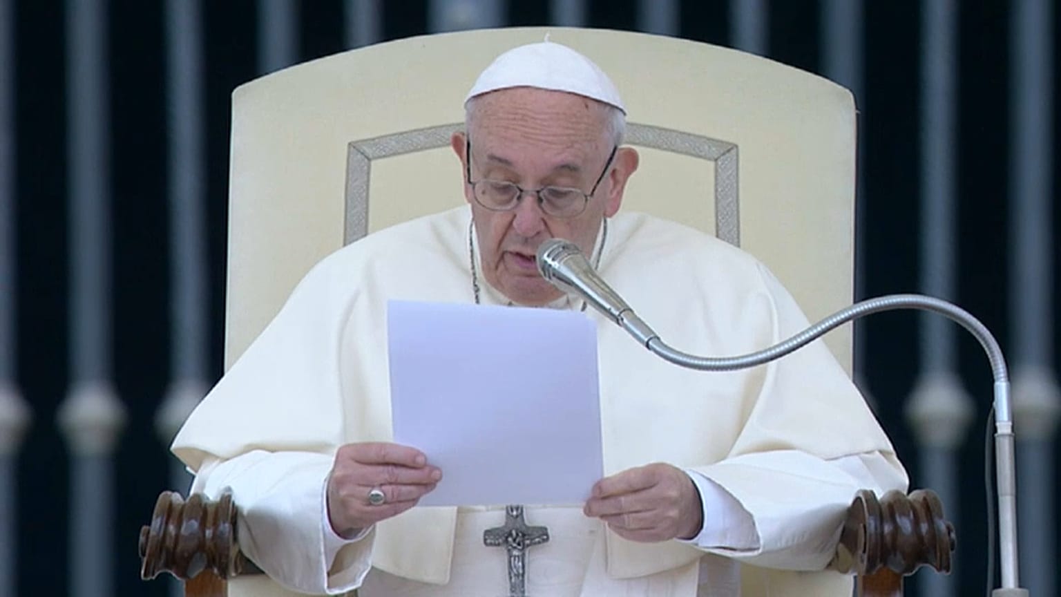 Audience vitale pour le pape